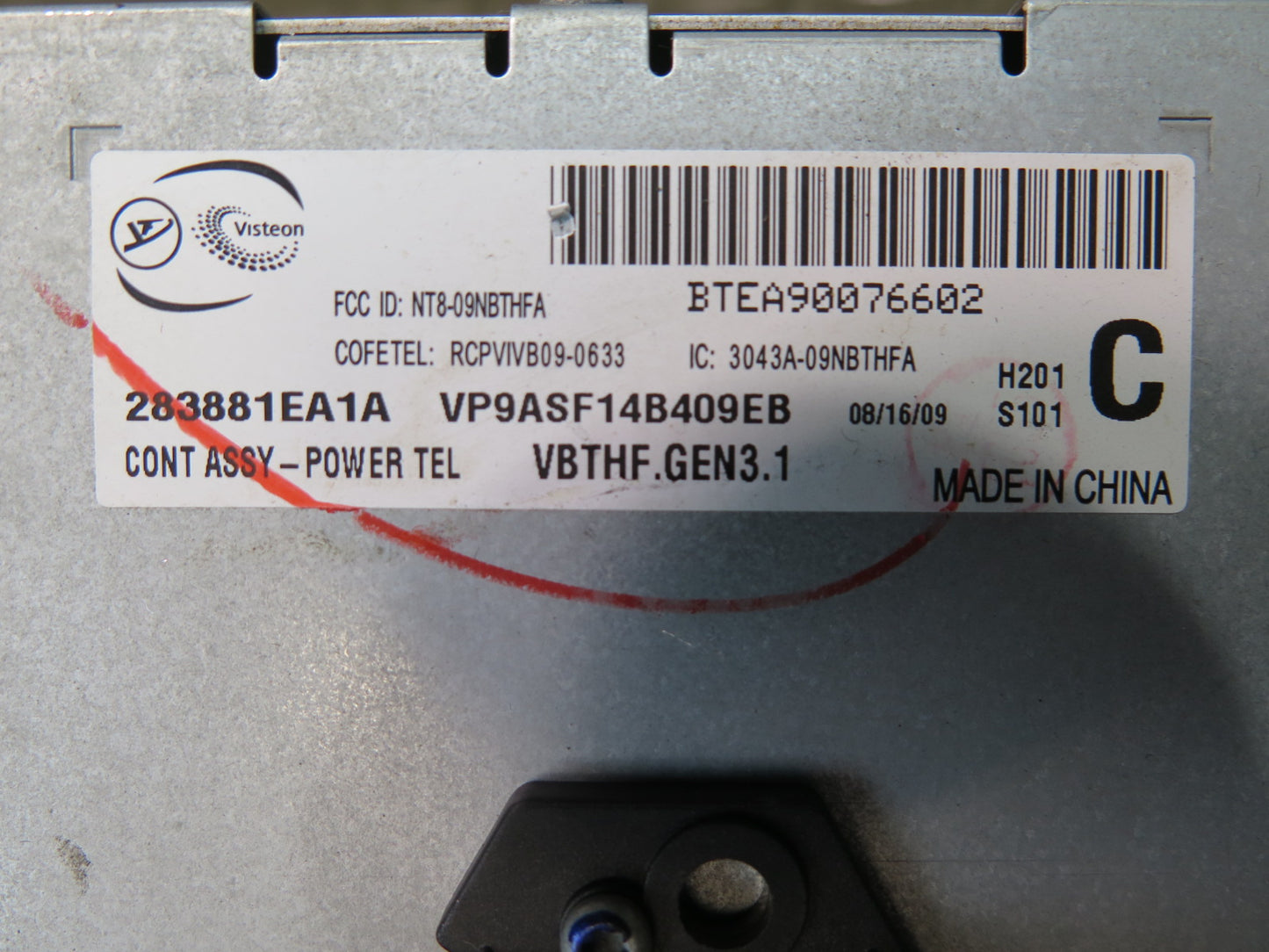 10-13 Nissan Z34 370Z Communication Telematics Control Module 283881EA1A OEM