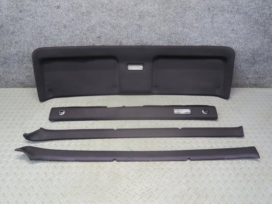1984-1986 Porsche 928 Rear Trunk Hatch Tailgate Trim Cover Panel Set of 4