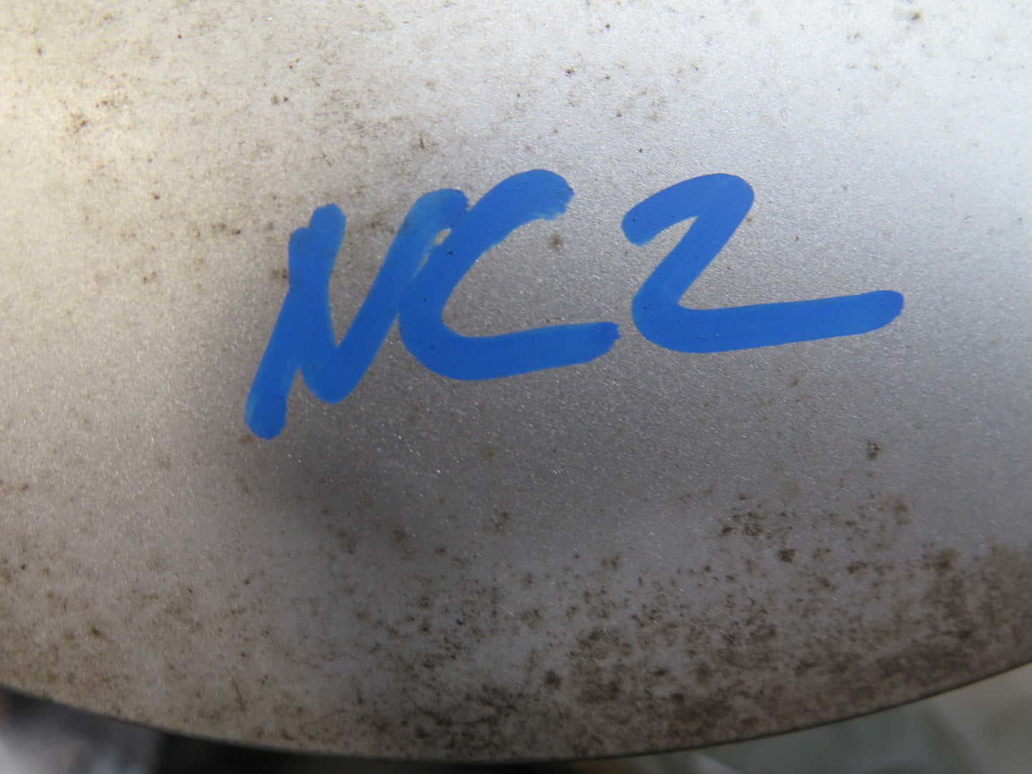 09-20 Nissan Z34 370Z Gas Fuel Door Lid Cover Silver 78830-1EA0A OEM