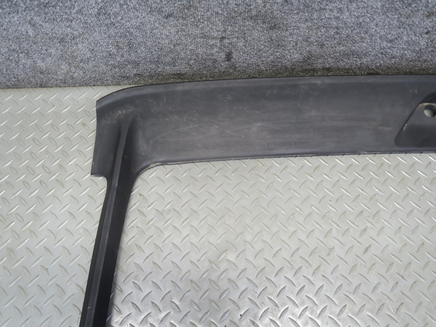 1983-1986 Porsche 928 S Rear Trunk Lid Spoiler w Left & Right Side Extension Set