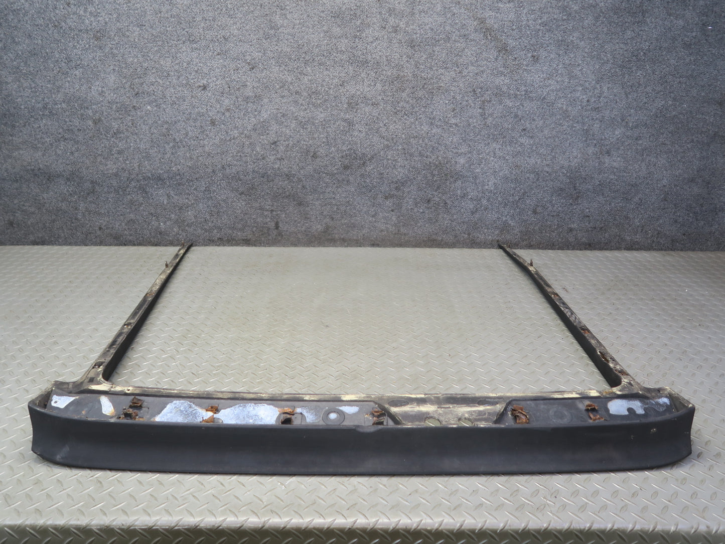 1983-1986 Porsche 928 S Rear Trunk Lid Spoiler w Left & Right Side Extension Set