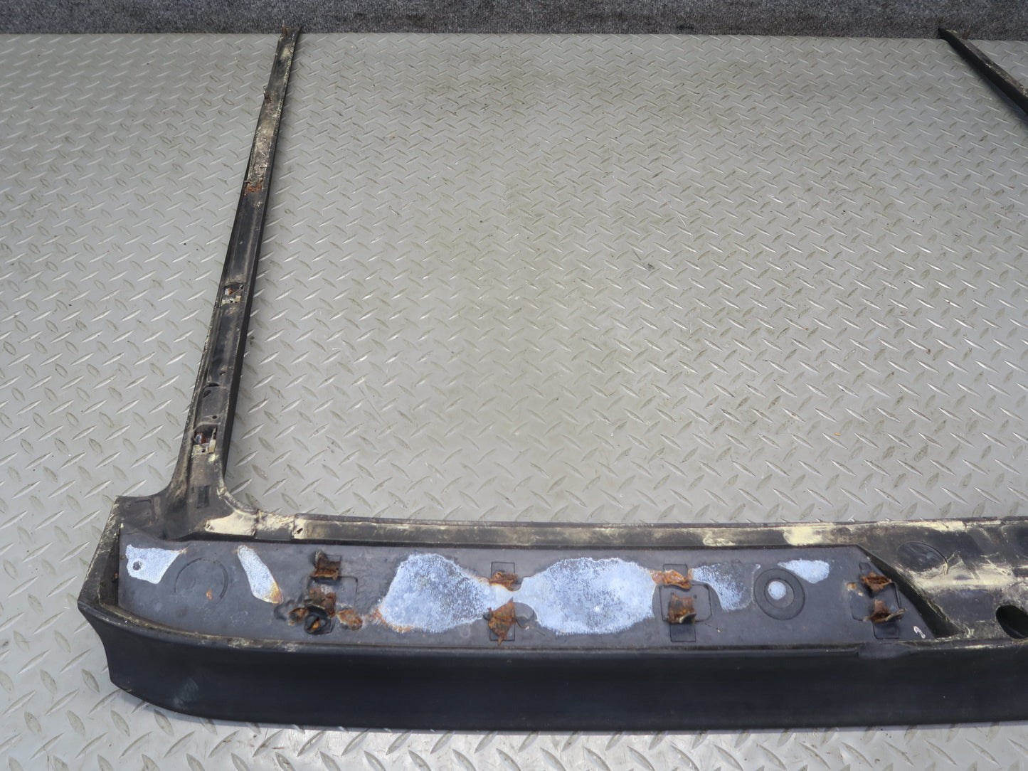 1983-1986 Porsche 928 S Rear Trunk Lid Spoiler w Left & Right Side Extension Set