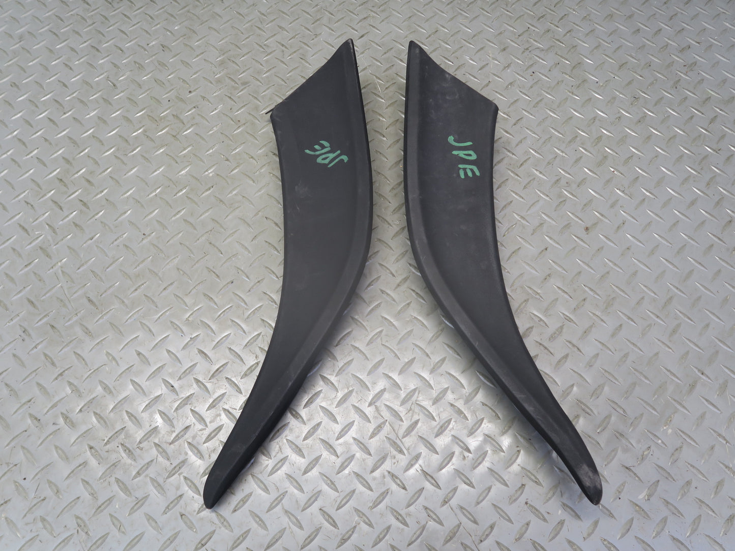 1983-1986 Porsche 928 S Rear Trunk Lid Spoiler w Left & Right Side Extension Set