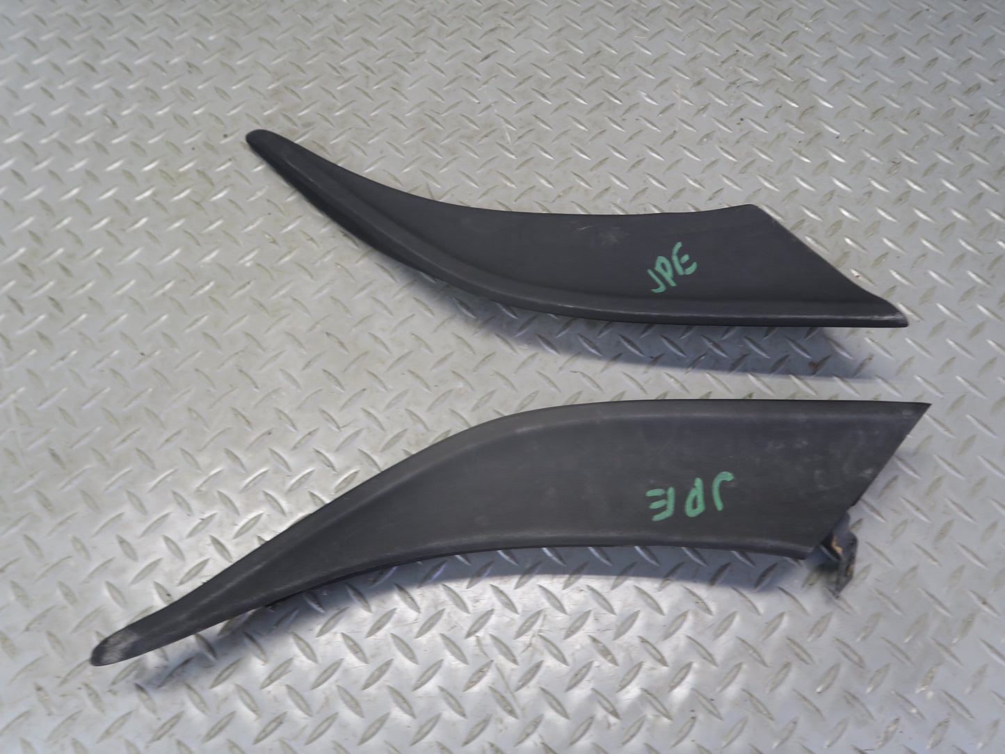 1983-1986 Porsche 928 S Rear Trunk Lid Spoiler w Left & Right Side Extension Set