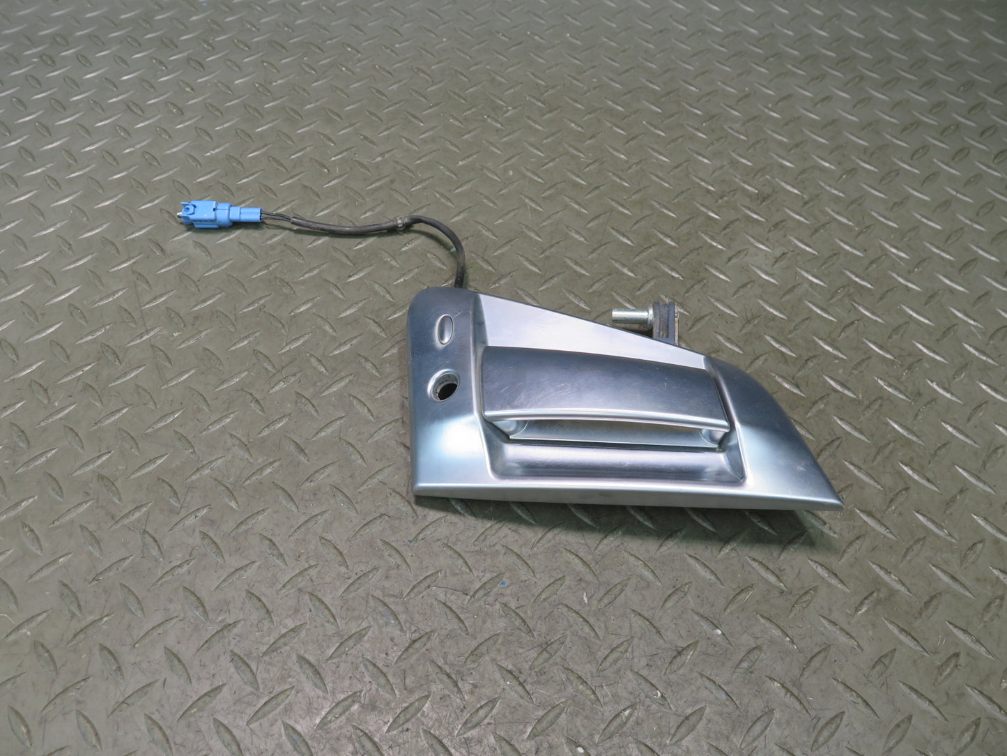 09-17 Nissan 370Z Z34 Front Left Door Exterior Handle Silver OEM