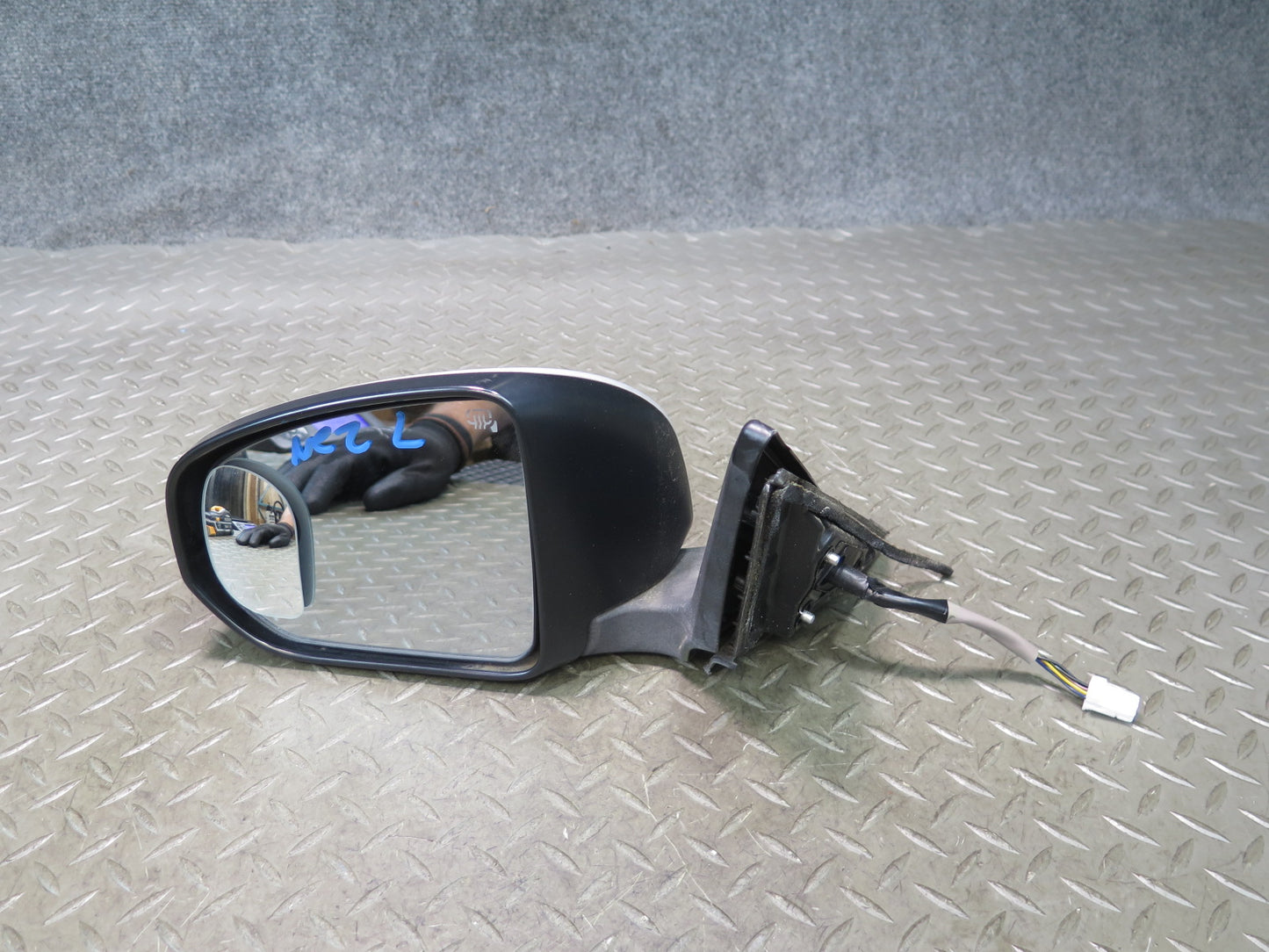 09-20 Nissan 370Z Z34 Left Door Side View Exterior Power Heated Mirror OEM