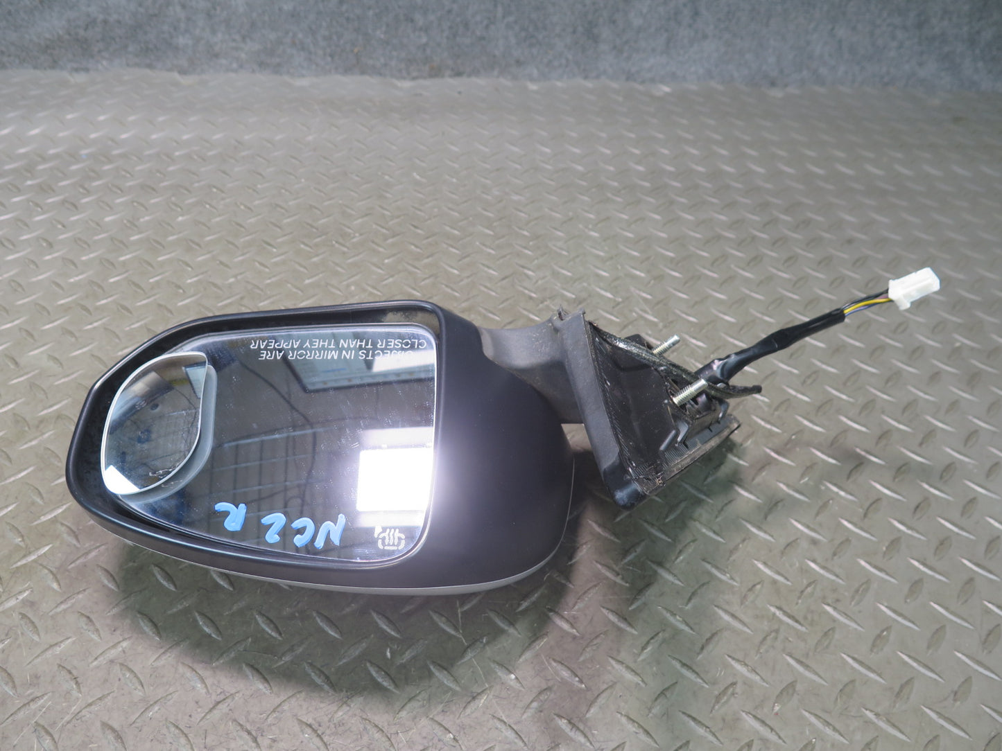 09-20 Nissan 370Z Z34 Right Door Side View Exterior Power Heated Mirror OEM