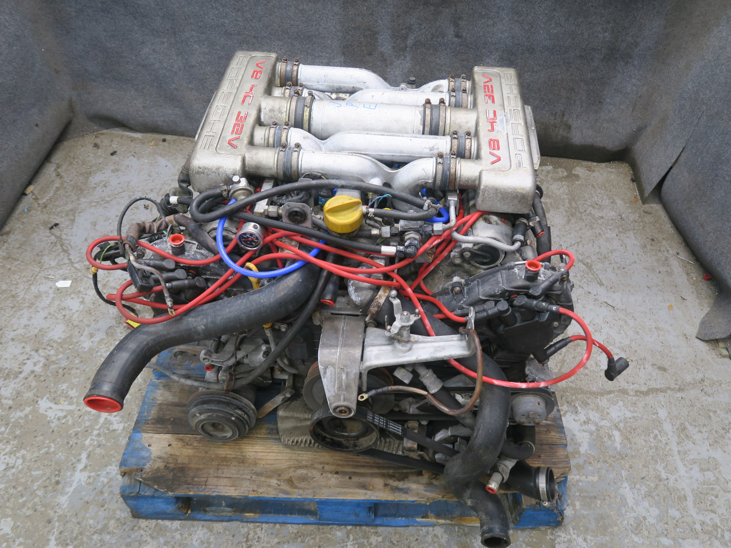 1985-1986 Porsche 928 S 5.0L M28.44 RWD A/T Complete Engine Motor 139K Miles