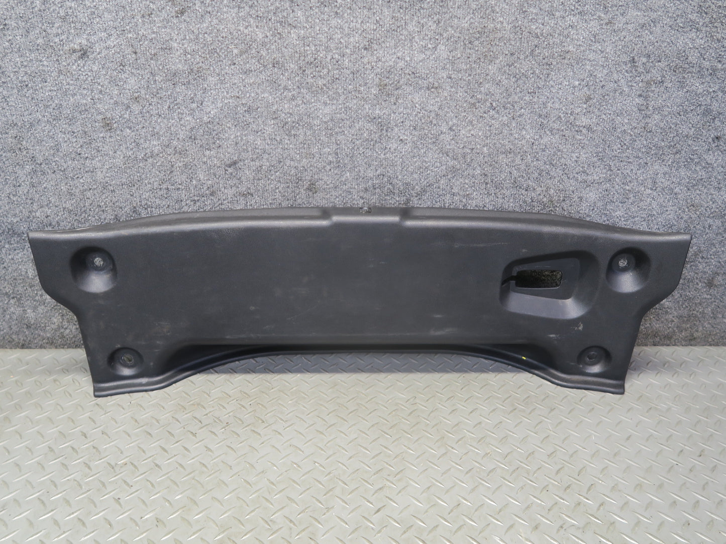 10-19 Nissan Z34 370Z Convertible Rear Trunk Scuff Sill Plate Trim Panel OEM