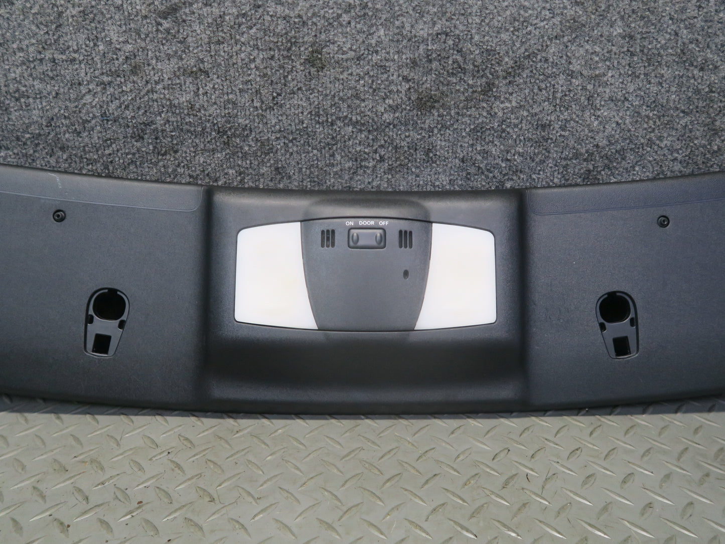 10-19 Nissan 370Z Convert Upper Windshield Headliner Trim Cover w Dome Light OEM