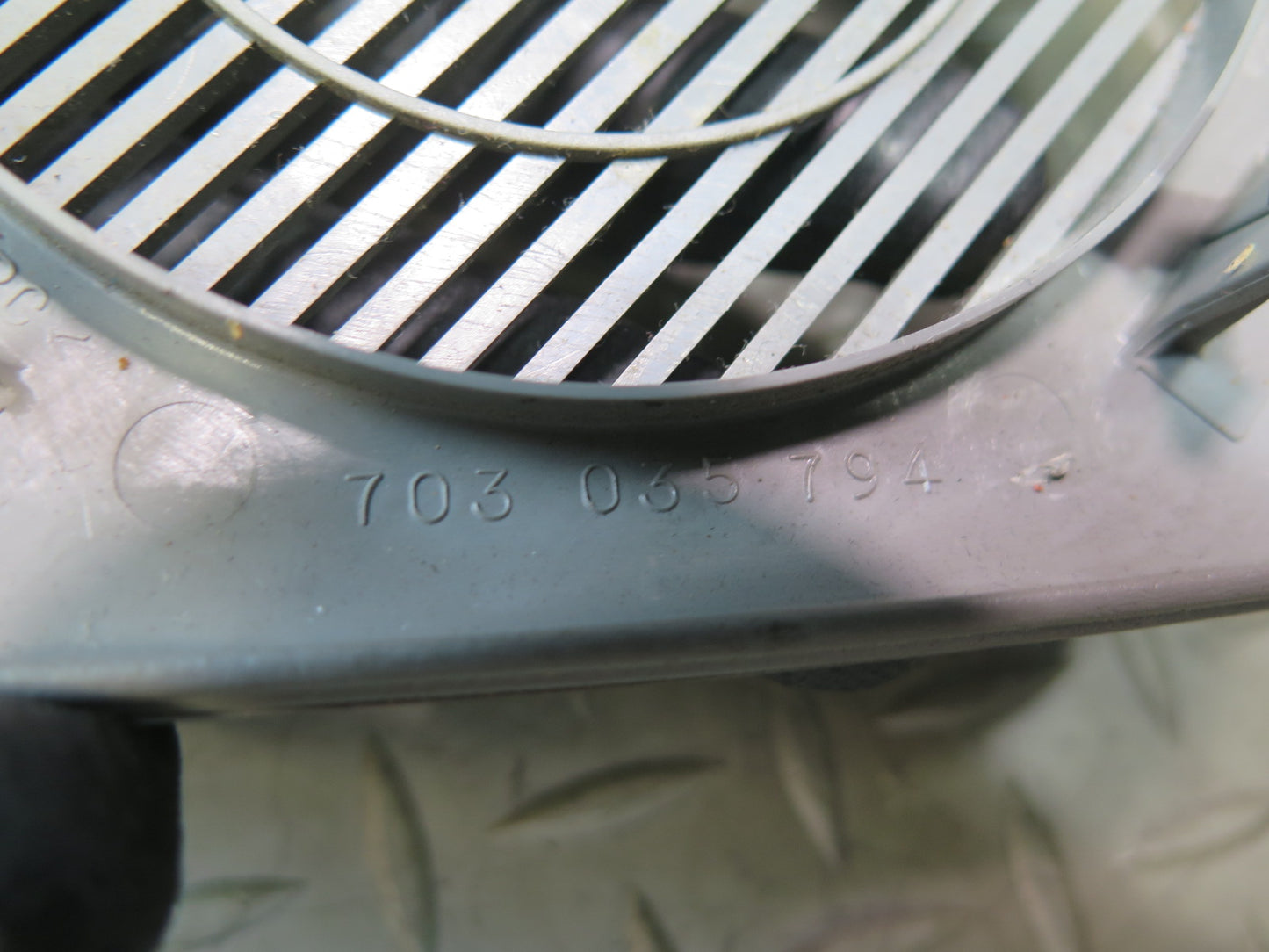 99-03 VW Eurovan T4 Set of 2 Rear Left & Right Speaker Grille Cover Gray OEM