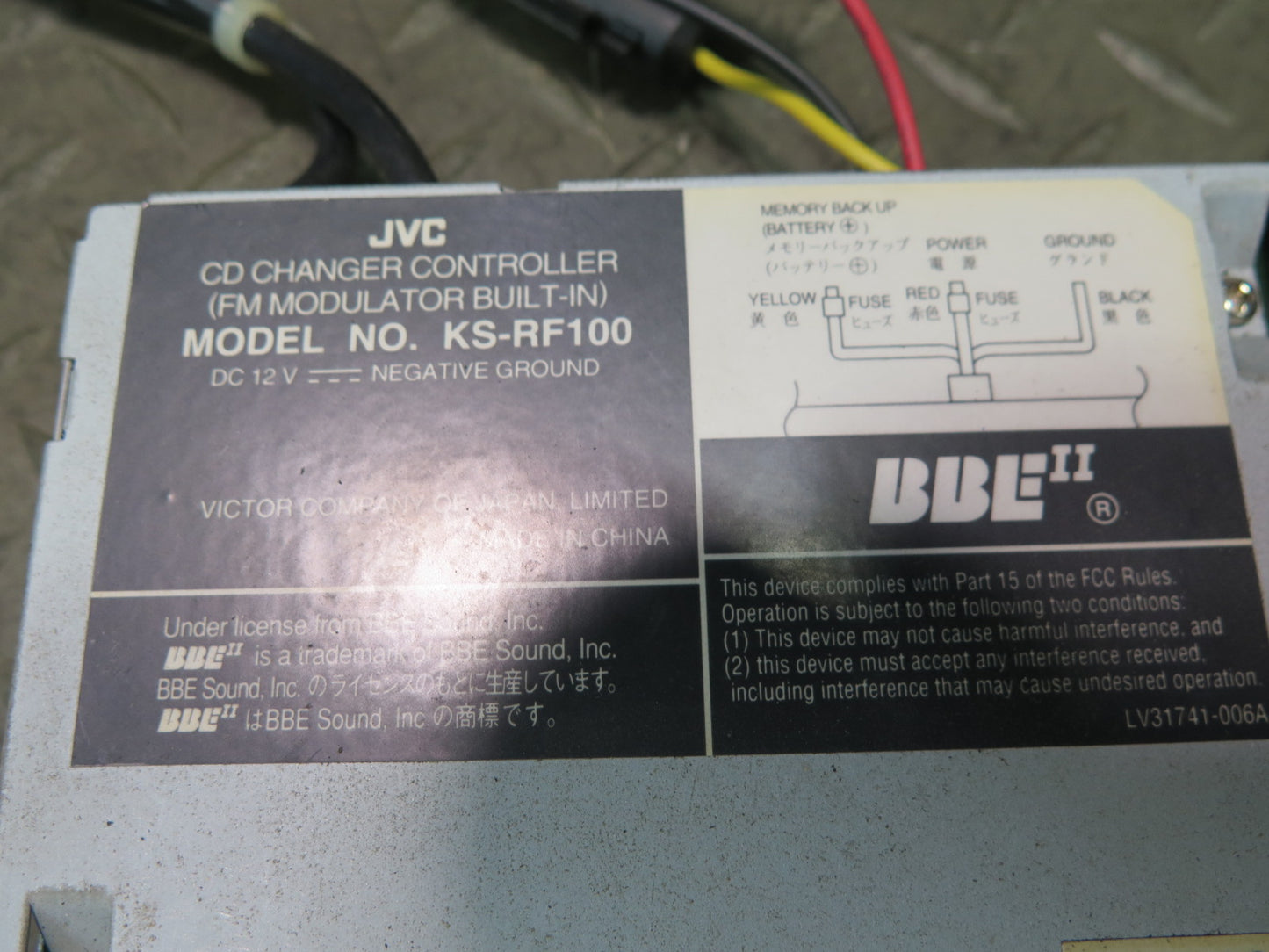JVC KS-RF100 CD Changer Controller w Wire