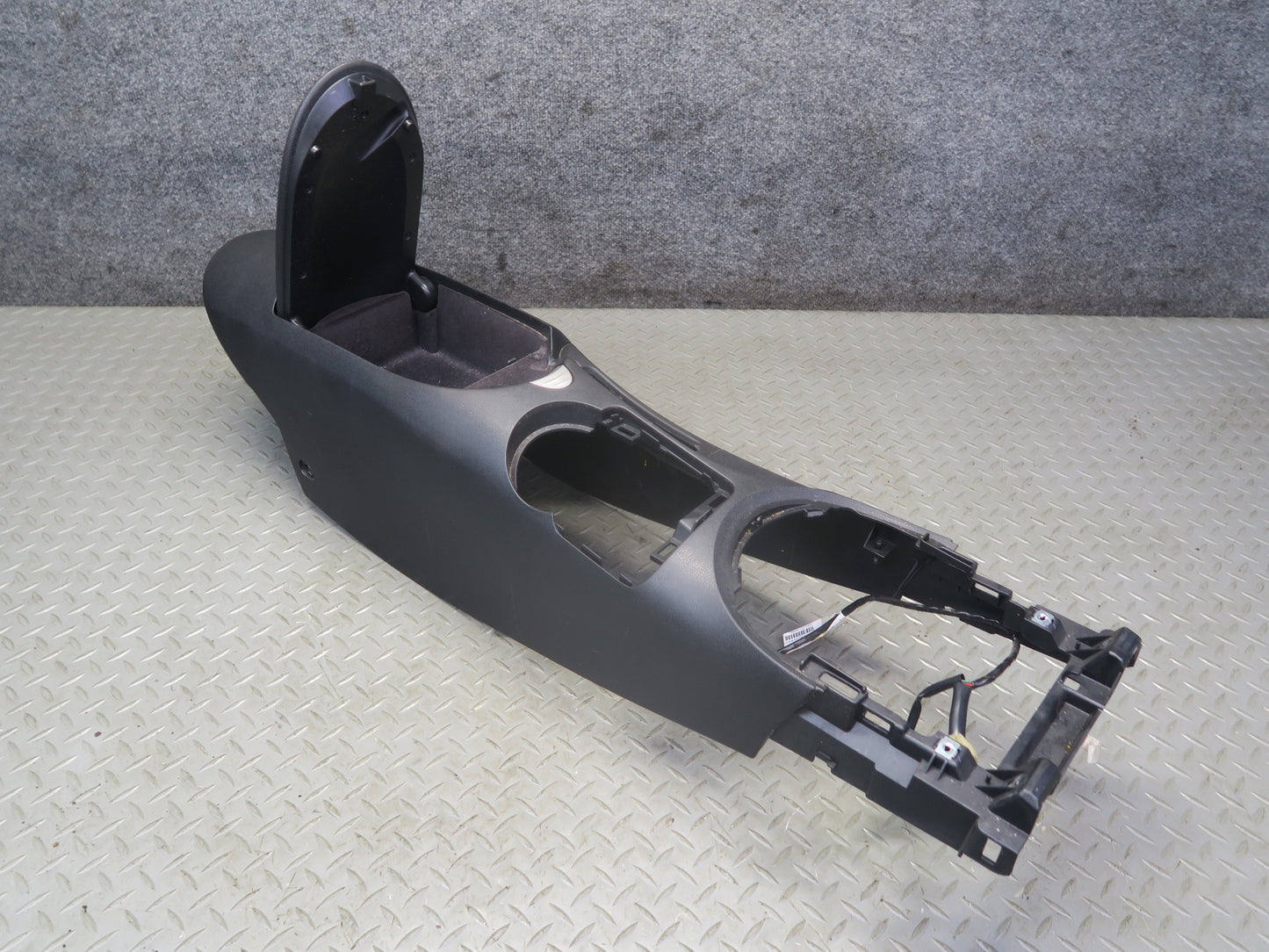 10-14 Nissan 370Z Z34 Center Console Storage Trim Cover Panel Black OEM