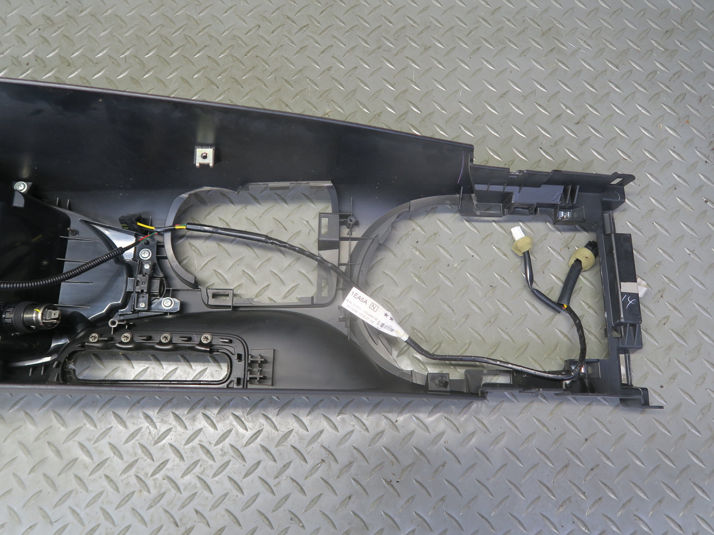 10-14 Nissan 370Z Z34 Center Console Storage Trim Cover Panel Black OEM