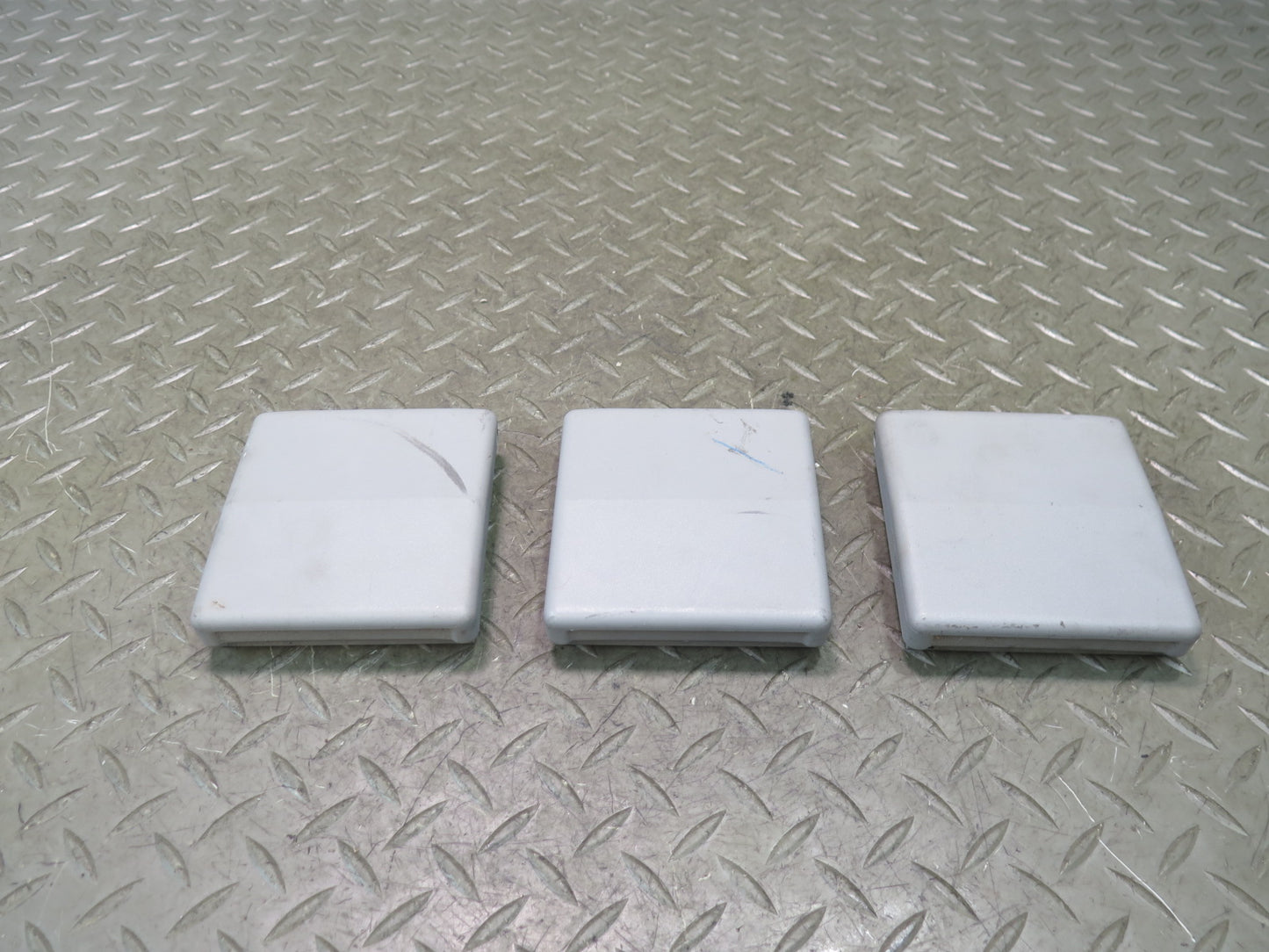 97-03 Volkswagen VW Eurovan T4 Set of 3 Rear CUP Holder Gray OEM