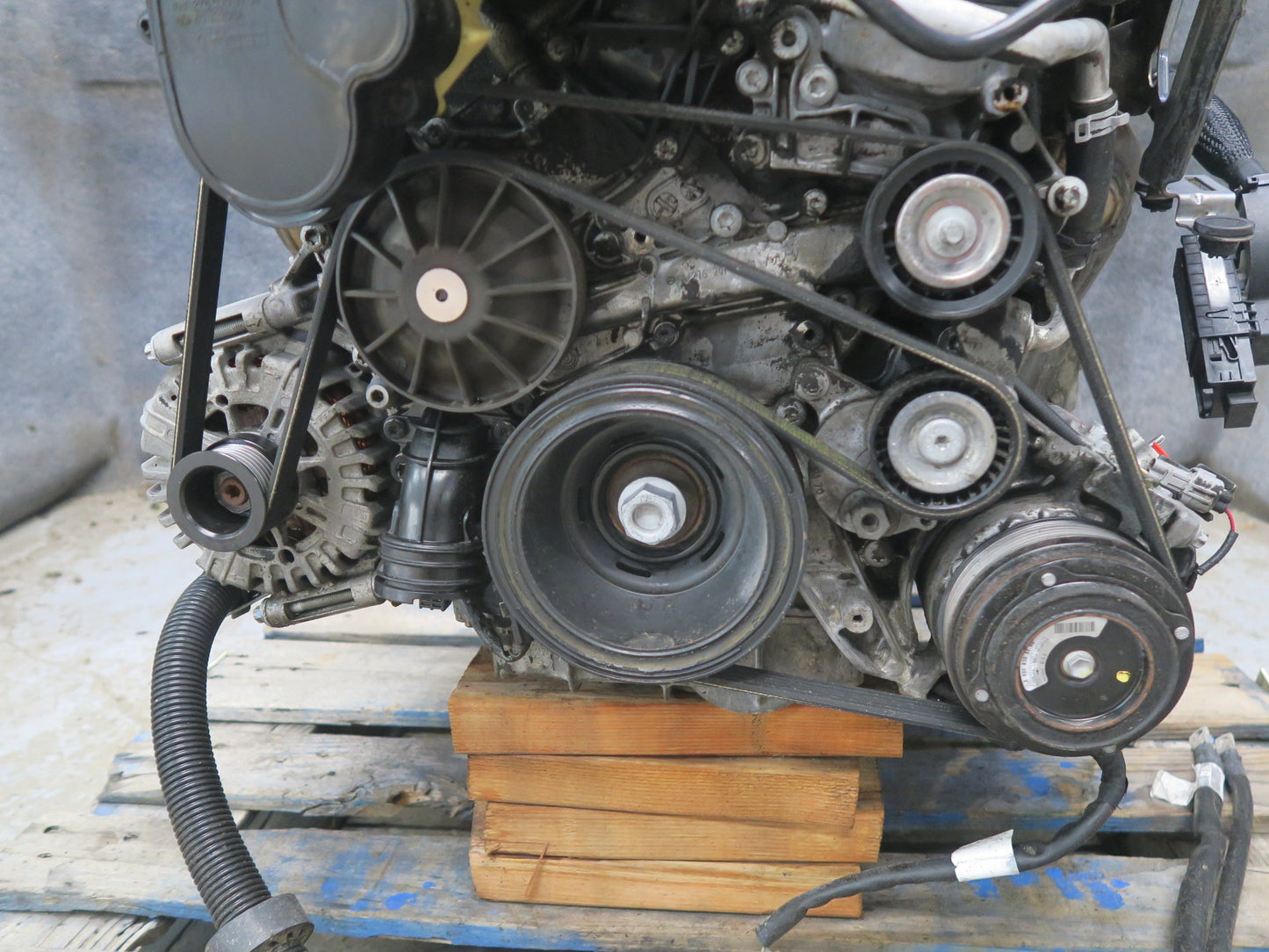13-15 Mercedes W166 ML350 3.5L M276 276.955 RWD Engine Motor Complete 171K OEM