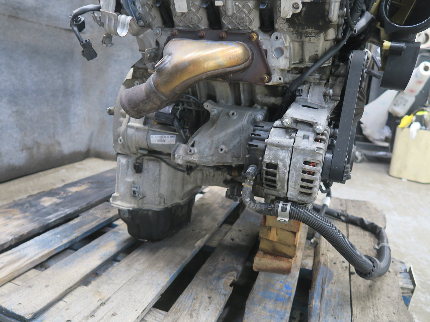 13-15 Mercedes W166 ML350 3.5L M276 276.955 RWD Engine Motor Complete 171K OEM