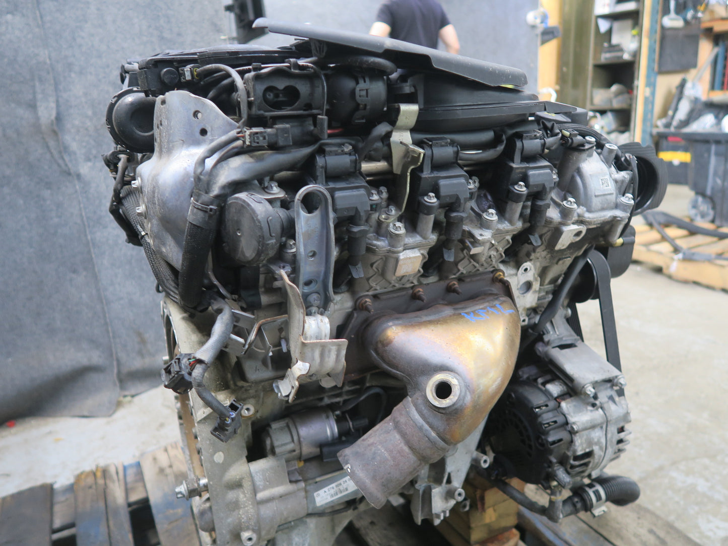 13-15 Mercedes W166 ML350 3.5L M276 276.955 RWD Engine Motor Complete 171K OEM