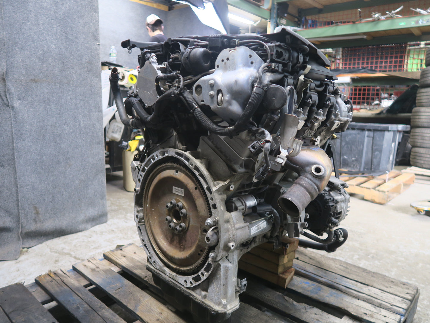 13-15 Mercedes W166 ML350 3.5L M276 276.955 RWD Engine Motor Complete 171K OEM
