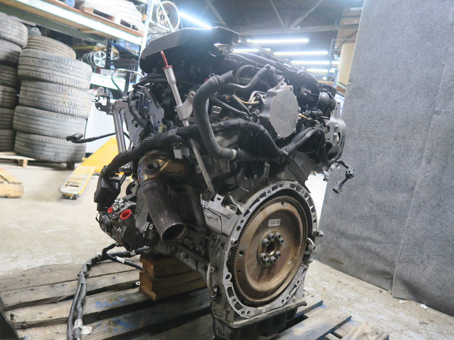 13-15 Mercedes W166 ML350 3.5L M276 276.955 RWD Engine Motor Complete 171K OEM