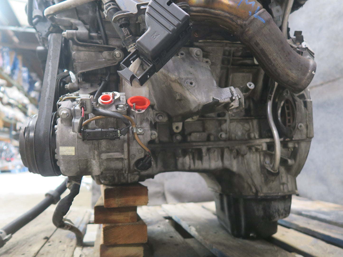 13-15 Mercedes W166 ML350 3.5L M276 276.955 RWD Engine Motor Complete 171K OEM