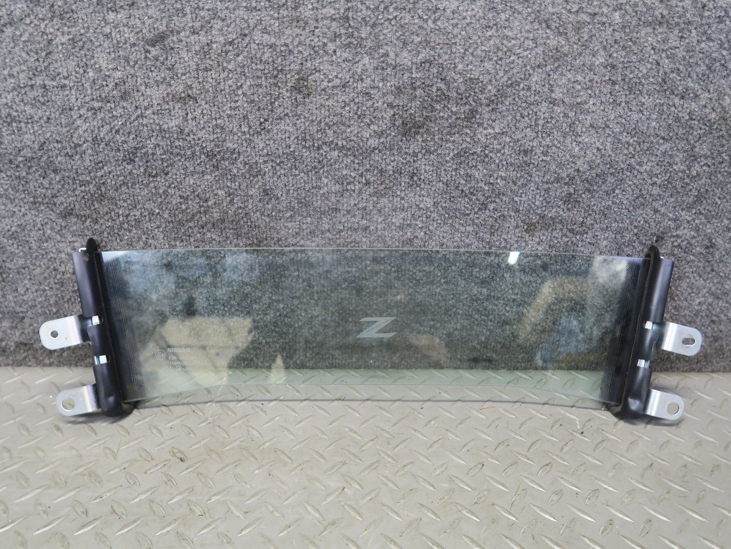 10-19 Nissan 370Z Z34 Convertible Rear Glass Air Wind Deflector Panel OEM