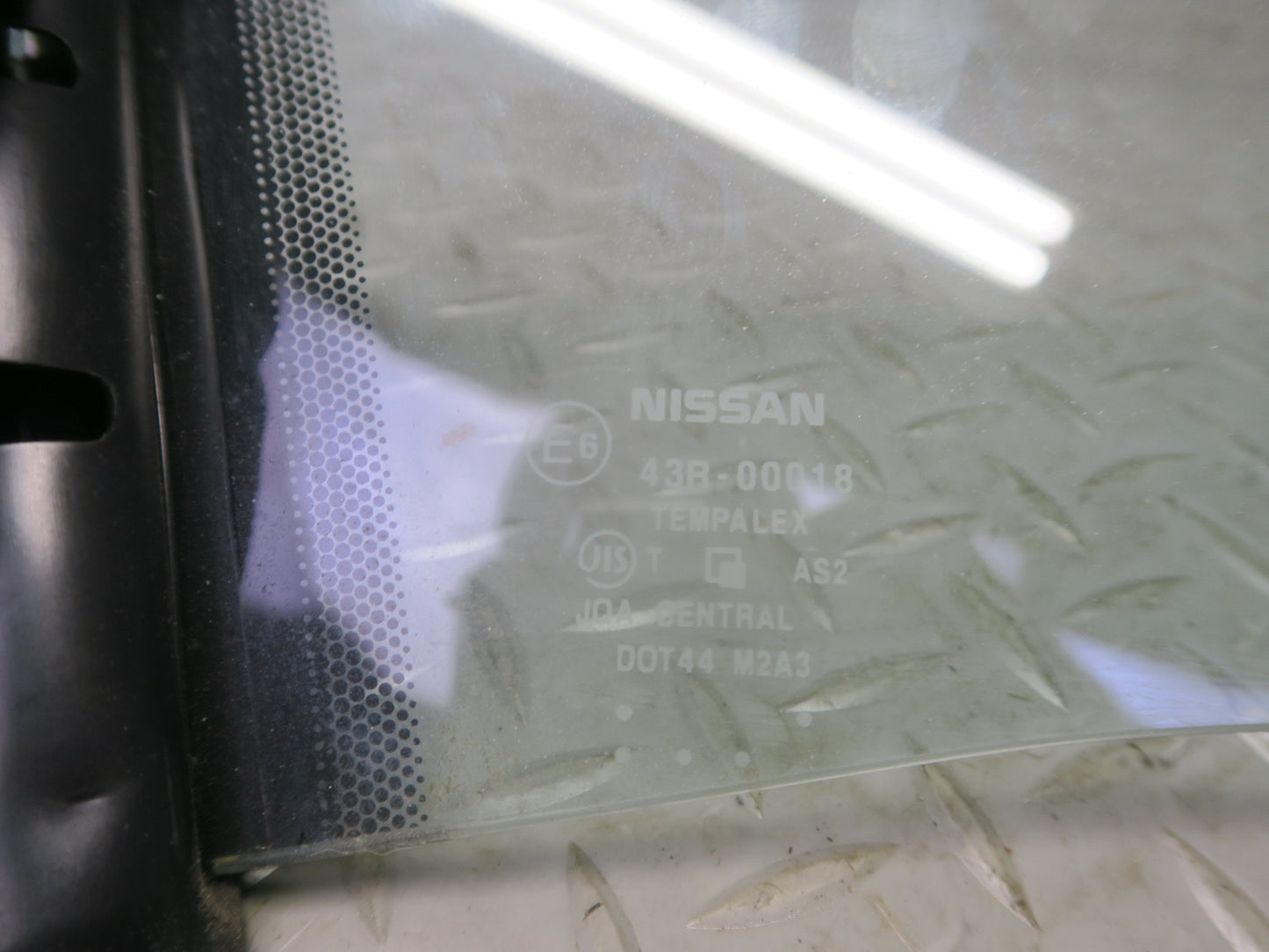10-19 Nissan 370Z Z34 Convertible Rear Glass Air Wind Deflector Panel OEM