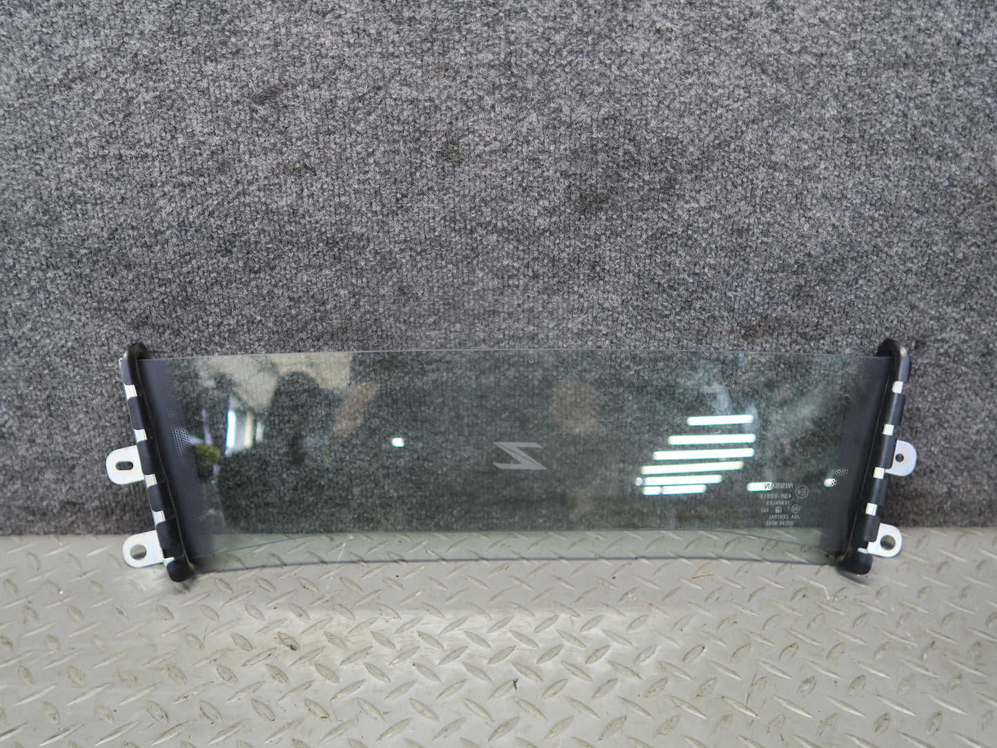10-19 Nissan 370Z Z34 Convertible Rear Glass Air Wind Deflector Panel OEM
