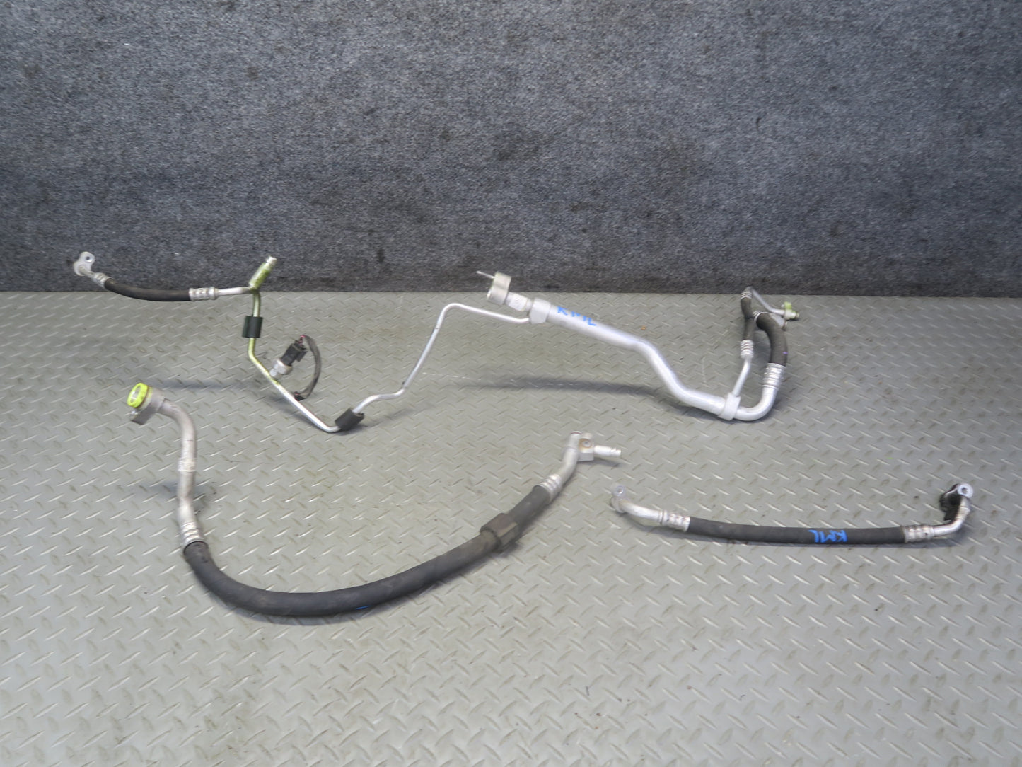 12-15 Mercedes W166 ML350 M276.955 Set of 3 A/C Air Condition Hose Pipe Line OEM