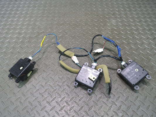 09-20 Nissan Z34 370Z Set of 3 A/C Heater Flap Door Actuator Motor Wiring OEM