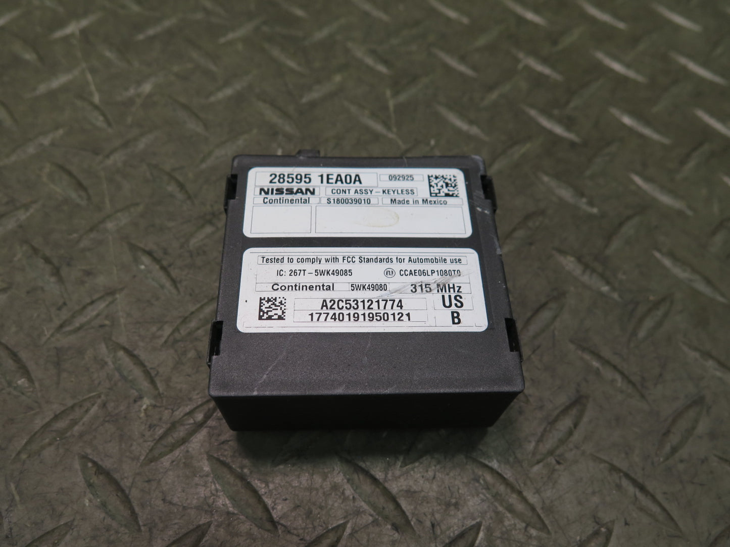 09-20 Nissan Z34 370Z Anti Theft Keyless Entry Control Module 28595-1EA0A OEM