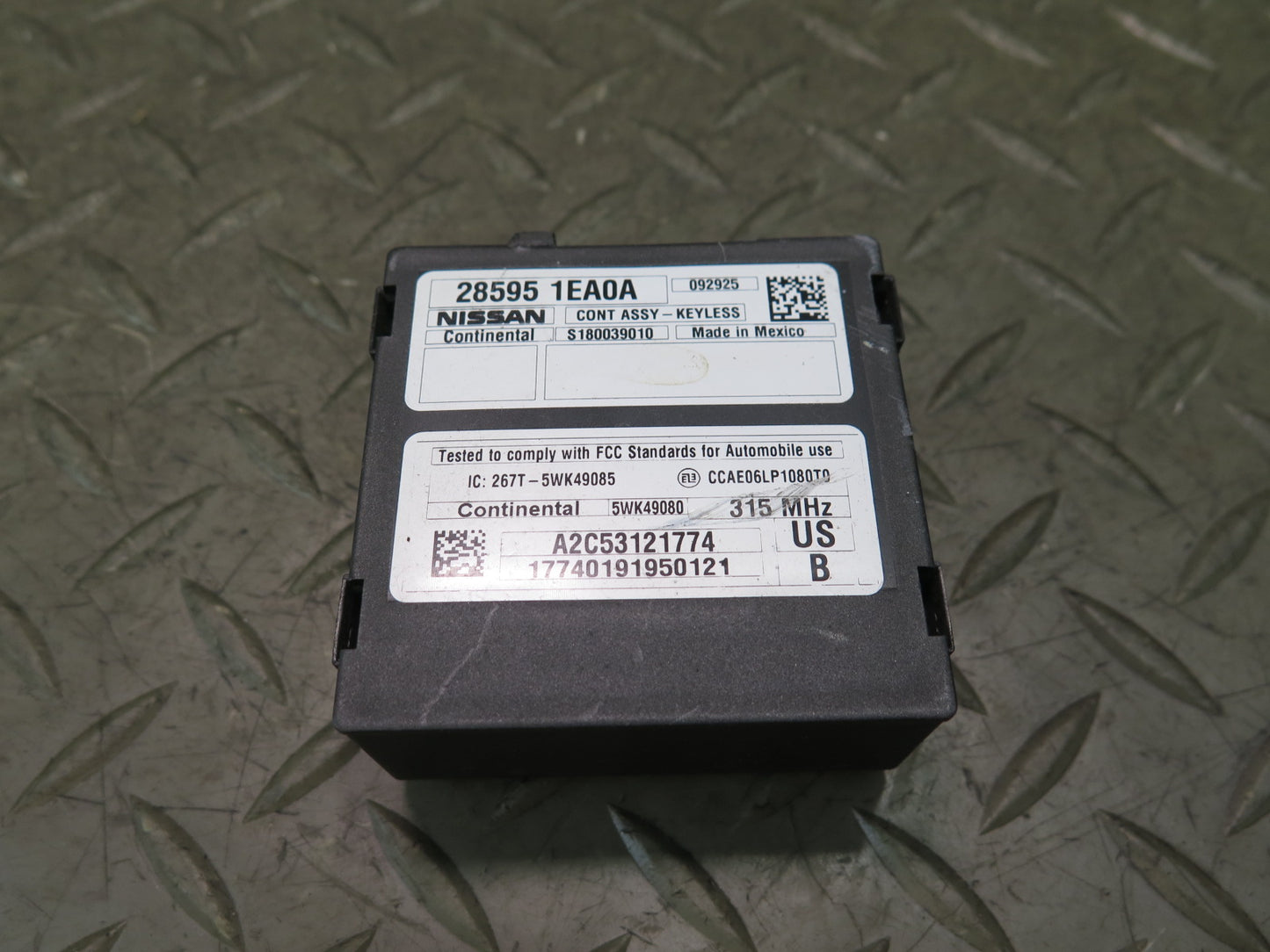09-20 Nissan Z34 370Z Anti Theft Keyless Entry Control Module 28595-1EA0A OEM