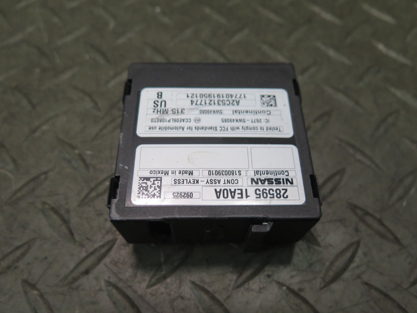 09-20 Nissan Z34 370Z Anti Theft Keyless Entry Control Module 28595-1EA0A OEM