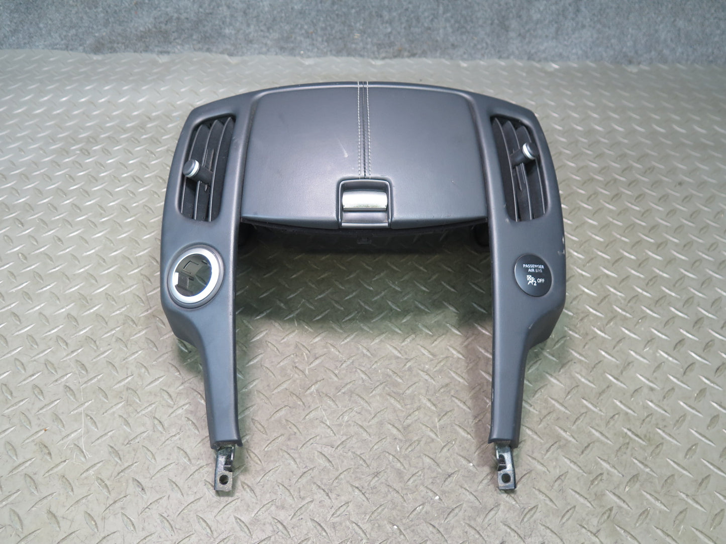 09-20 Nissan Z34 370Z Dash Center Air Vent Storage Box Trim Bezel OEM