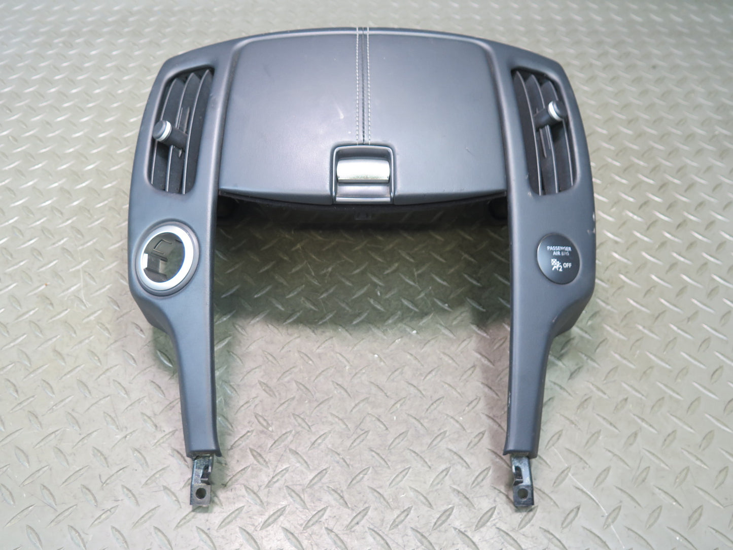 09-20 Nissan Z34 370Z Dash Center Air Vent Storage Box Trim Bezel OEM