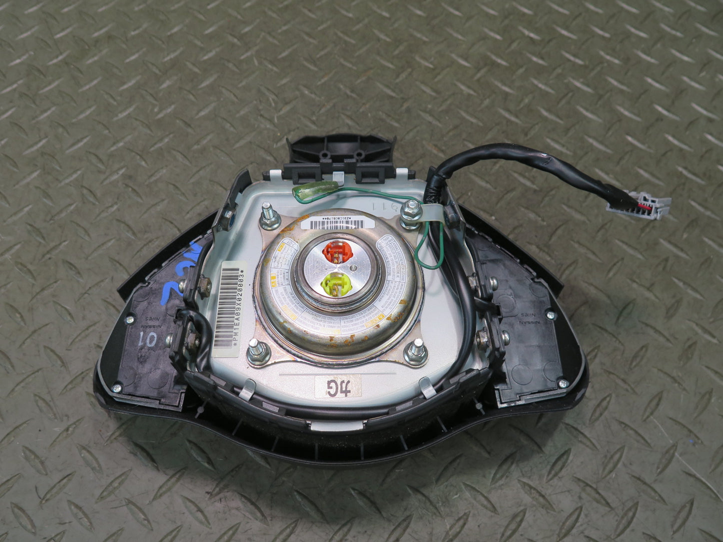 09-20 NISSAN Z34 370Z FRONT LEFT DRIVER SIDE STEERING WHEEL SRS AIRBAG OEM