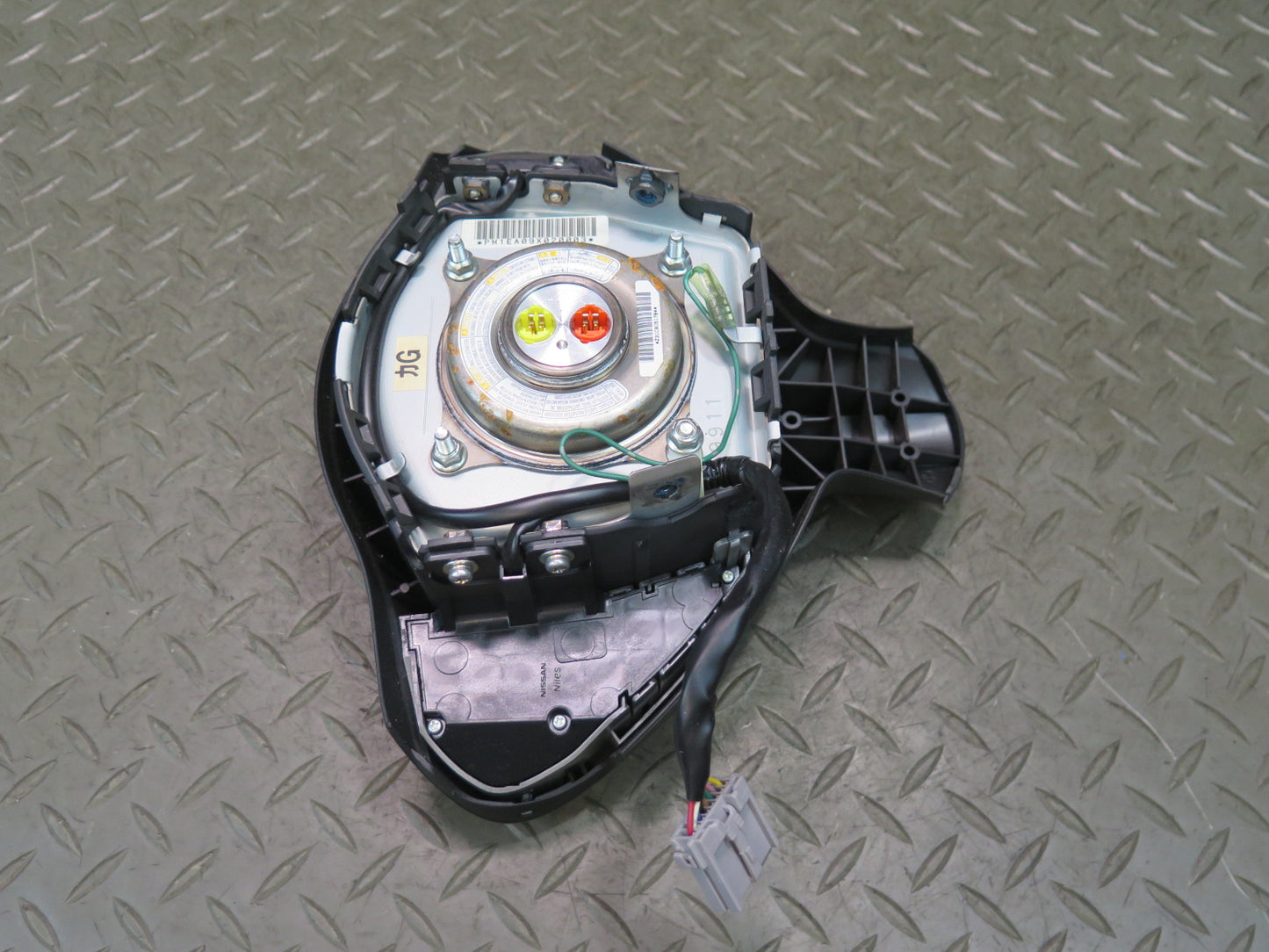 09-20 NISSAN Z34 370Z FRONT LEFT DRIVER SIDE STEERING WHEEL SRS AIRBAG OEM