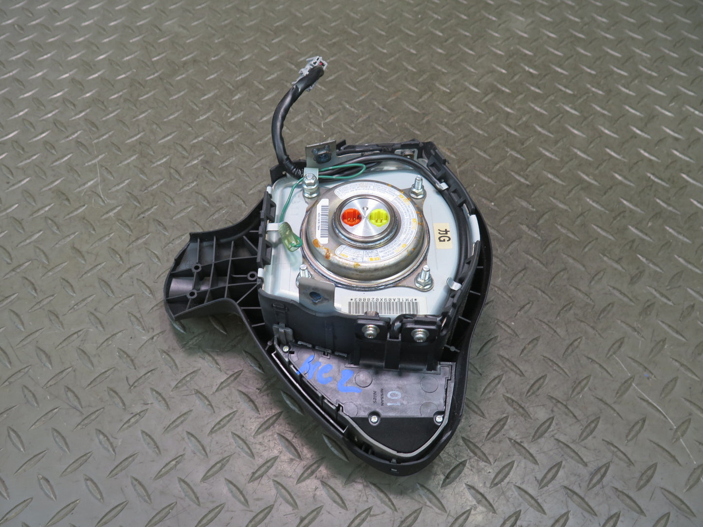 09-20 NISSAN Z34 370Z FRONT LEFT DRIVER SIDE STEERING WHEEL SRS AIRBAG OEM