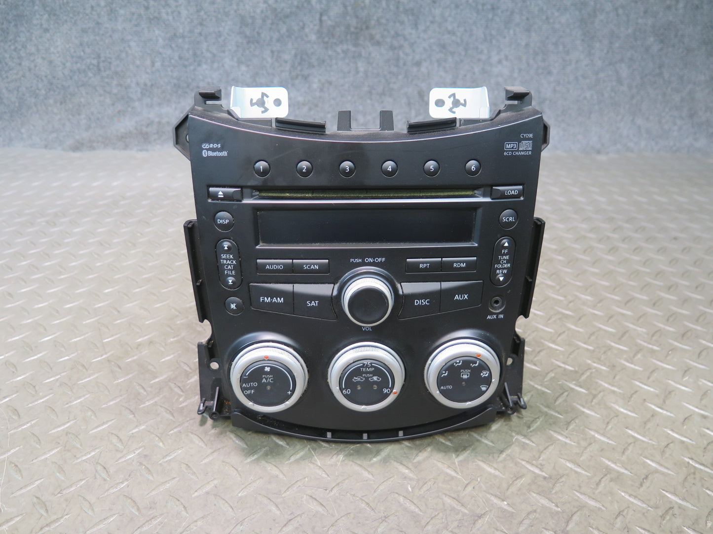 09-14 Nissan Z34 370Z Radio CD Player Receiver A/C Heater Climate Switch Set OEM
