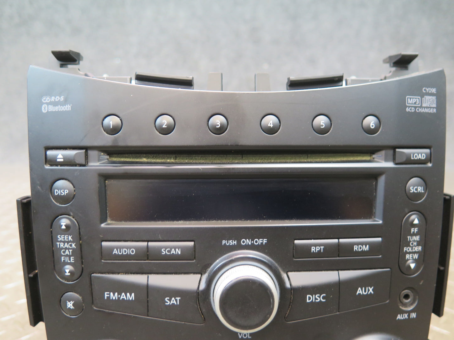 09-14 Nissan Z34 370Z Radio CD Player Receiver A/C Heater Climate Switch Set OEM