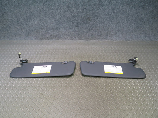 10-19 Nissan Z34 370Z Convertible Set of 2 Front Left & Right Sun Visor OEM
