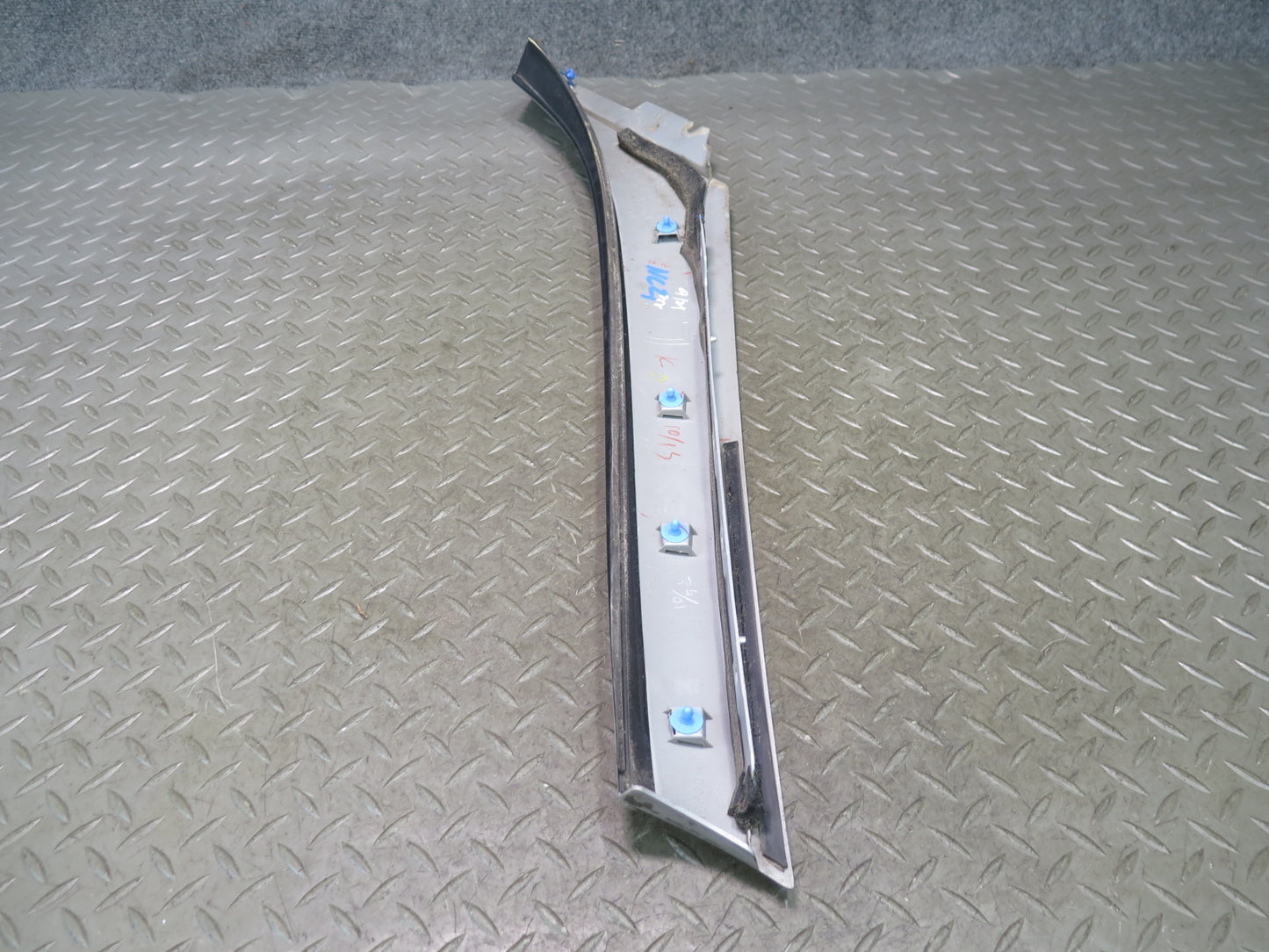 10-19 Nissan Z34 370Z Convert Front Exterior A Pillar Trim Panel Molding Set OEM