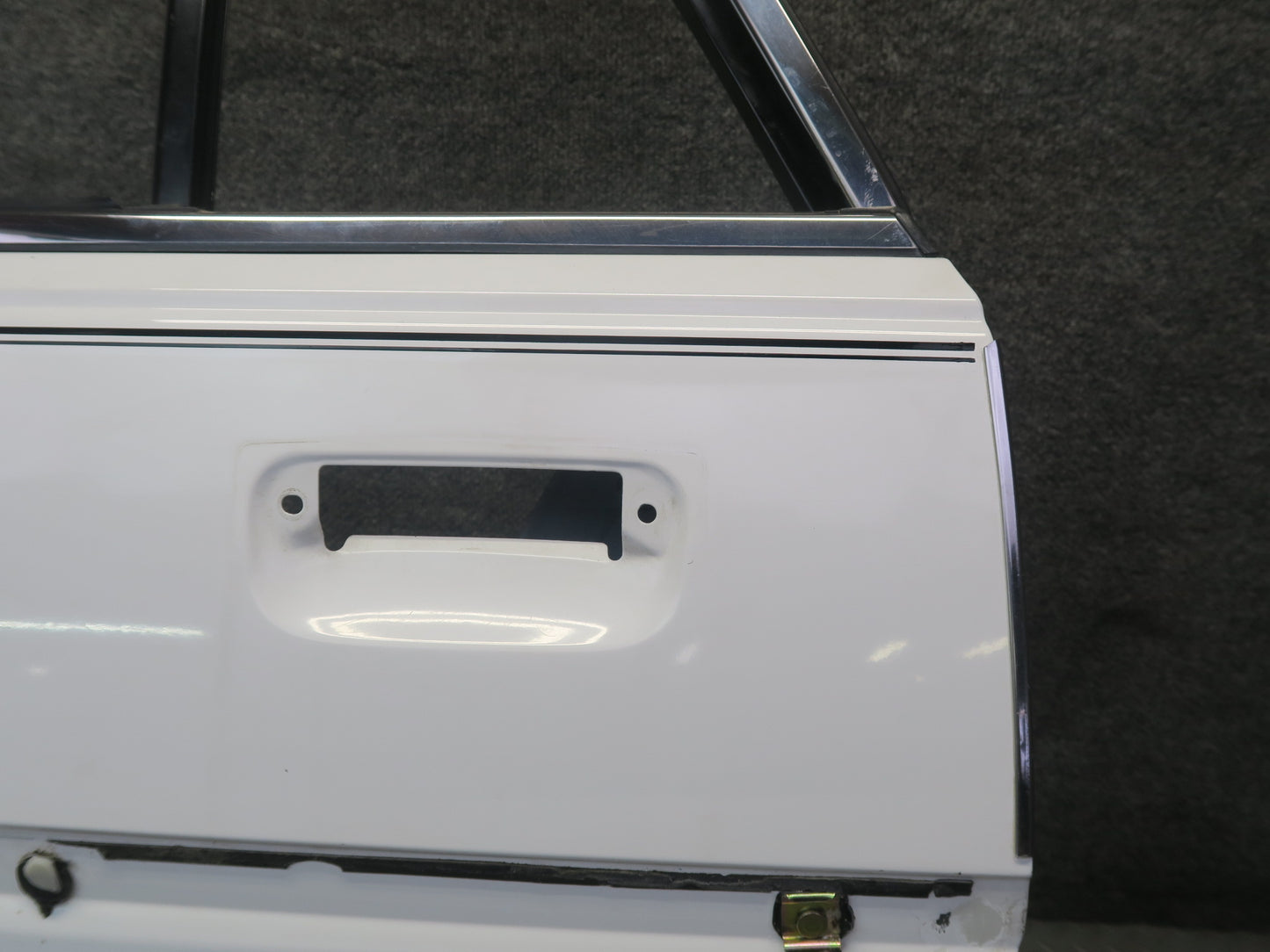 84-88 Toyota Cressida MX73 Sedan Rear Left Door Shell Panel w Hardware Set OEM