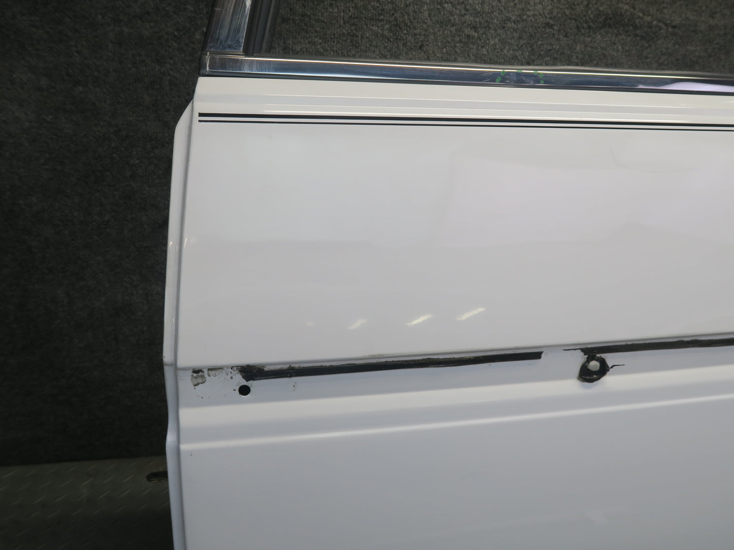 84-88 Toyota Cressida MX73 Sedan Rear Left Door Shell Panel w Hardware Set OEM