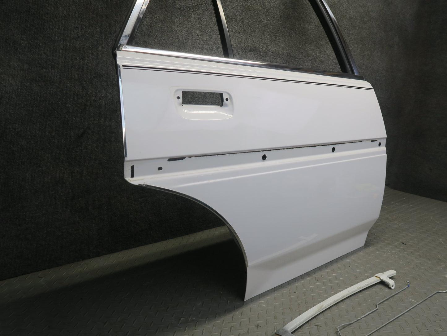 84-88 Toyota Cressida MX73 Sedan Rear Right Door Shell Panel w Hardware Set OEM