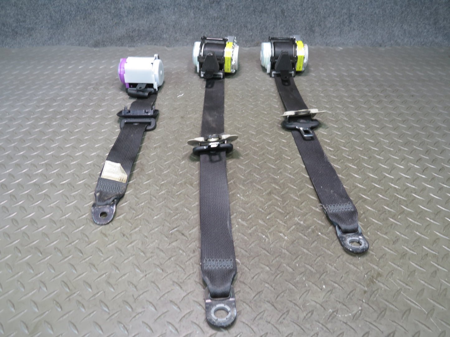 10-13 LEXUS GX460 REAR RIGHT CENTER LEFT SIDE SEATBELT RETRACTOR SET OEM