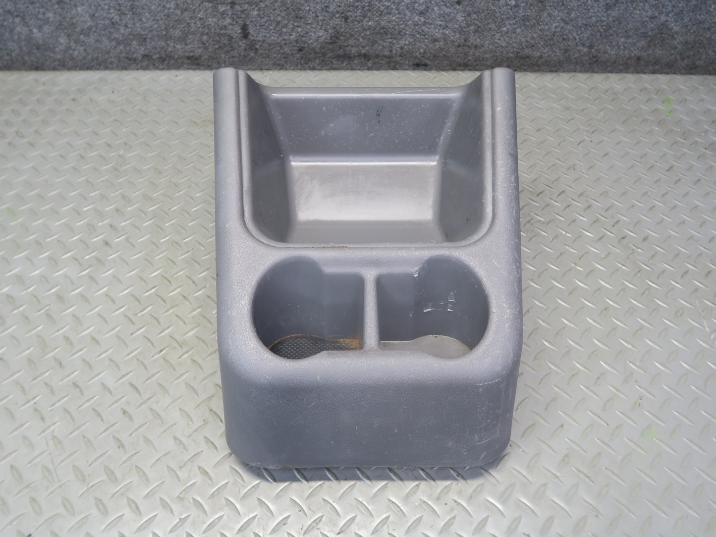 99-03 VW Eurovan T4 Center Console Trim CUP Holder Panel Gray 7DB858570A OEM