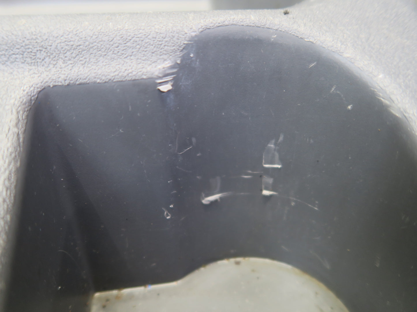 99-03 VW Eurovan T4 Center Console Trim CUP Holder Panel Gray 7DB858570A OEM