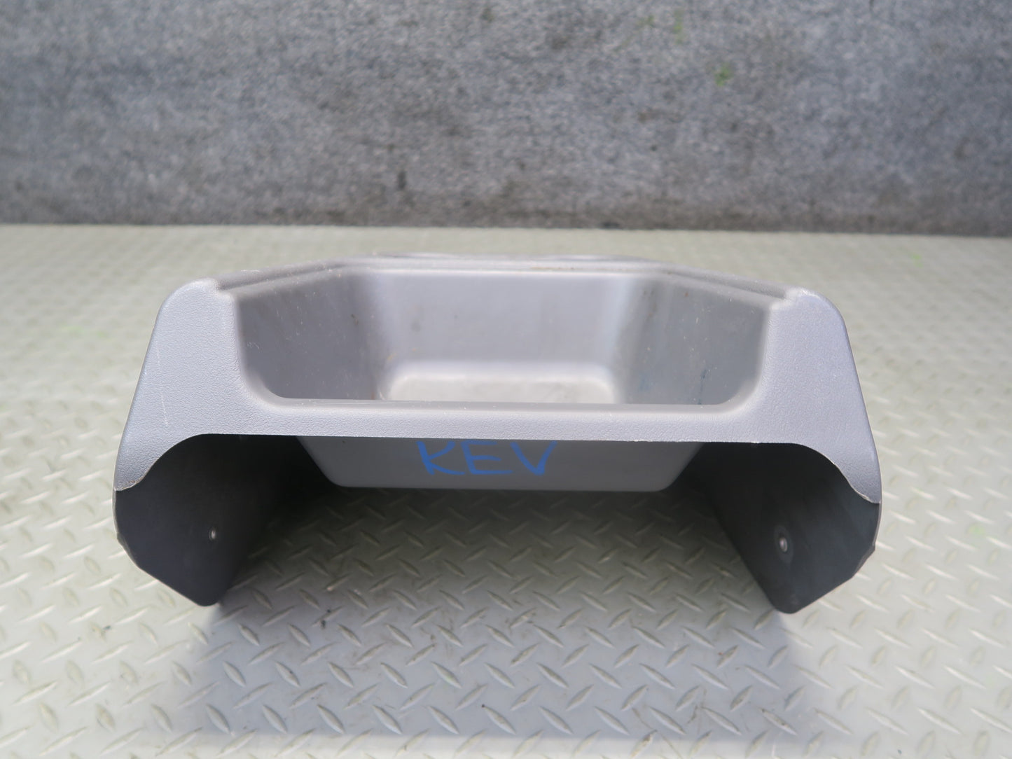 99-03 VW Eurovan T4 Center Console Trim CUP Holder Panel Gray 7DB858570A OEM