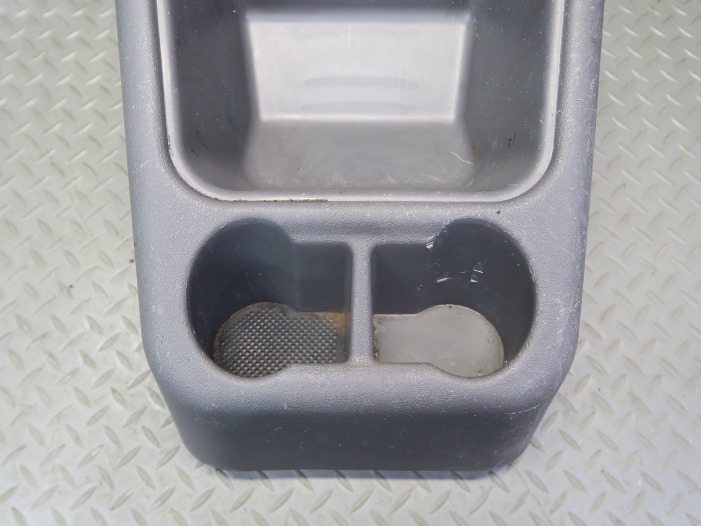99-03 VW Eurovan T4 Center Console Trim CUP Holder Panel Gray 7DB858570A OEM